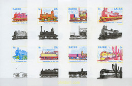 254154 MNH ZAIRE 1980 LOCOMOTORAS - 1980-1989