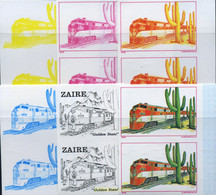 254165 MNH ZAIRE 1980 LOCOMOTORAS - 1980-1989