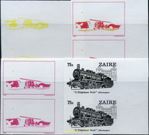 254169 MNH ZAIRE 1980 LOCOMOTORAS - 1980-1989