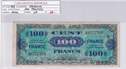 FRANCIA 100 FRANCS 1944 P 123 - Ohne Zuordnung