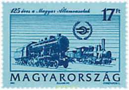59086 MNH HUNGRIA 1993 125 ANIVERSARIO DEL FERROCARRIL HUNGARO - Usati