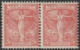 Argentina 1921 Sc 291 Argentine Yt 263 Pair MNH** - Ungebraucht