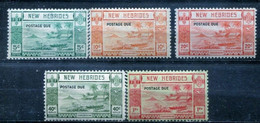 NOUVELLES-HEBRIDES - Y&T Taxe N° 16-20 * - Timbres-taxe