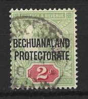 BECHUANALAND...QUEEN VICTORIA...(1837-01..)....." 1897.."........2d.......SG62........CDS.......USED... - 1885-1964 Bechuanaland Protectorate