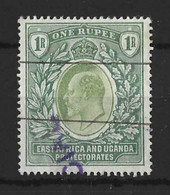 EAST AFRICA & UGANDA PRO....KING EDWARD VII...(1901-10.).." 1904.."...FISCAL......1R.....DISCRIPTION BELOW....USED... - Protettorati De Africa Orientale E Uganda