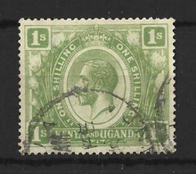 K.U.T.....KENYA & UGANDA ....KING GEORGE V..(1910-36.).." 1922..".......1/-......CDS.....USED.. - Kenya & Uganda