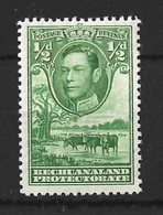 BECHUANALAND ....KING GEORGE VI...(1936-52.).." 1938..".....HALFd......SG118.........MH.. - 1885-1964 Bechuanaland Protectorate