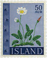 271244 MNH ISLANDIA 1964 FLORES - Lots & Serien
