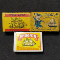 Lote 3 Cajitas Matchbox De Fósforos – Marca: Fragata – Todas Distintas – Origen: Argentina - Boites D'allumettes