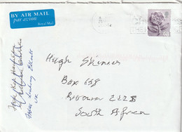 Great Britain Cover South Africa - 2001 2003 (2004) - Regional Issue Tudor Rose England Slogan Merry Christmas - Brieven En Documenten