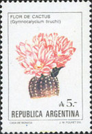 219369 MNH ARGENTINA 1987 FLOR DE CACTUS - Usati