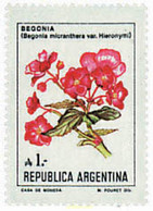 233051 MNH ARGENTINA 1985 FLORES - Usados