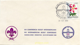 266154 USED ARGENTINA 1985 FLORES - Usati