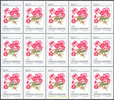 688941 MNH ARGENTINA 1985 FLORES - Usados