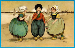 CPA Illustrateur FLORENCE HARDY - Petits Hollandais : L'embarras Du Choix ** Enfants - Hardy, Florence