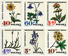 94360 MNH POLONIA 1967 FLORES SILVESTRES - Non Classés