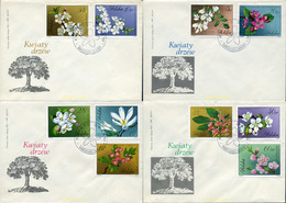 285299 MNH POLONIA 1971 FLORES DE ARBOLES Y ARBUSTOS - Non Classés