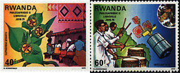 93895 MNH RUANDA 1979 PHILEXAFRIQUE II. EXPOSICION FILATELICA INTERNACIONAL - 1970-1979