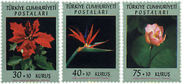 92368 MNH TURQUIA 1962 FLORES - Collections, Lots & Series