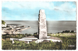 Delcampe - CPSM 76 Saint-Valéry-en-Caux - Le Monument Commémoratif De La 51e Division écossaise Sur Les Falaises D'amont TBE Couleu - Kriegerdenkmal