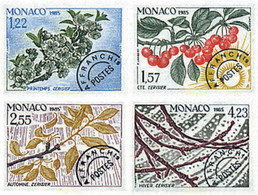 100006 MNH MONACO 1985 LAS CUATRO ESTACIONES DEL CEREZO - Autres & Non Classés