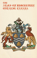 The Arms Of Brockville, Ontario  The Arms Were Granted March 7, 1966 - Brockville