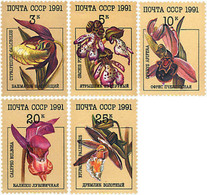 96181 MNH UNION SOVIETICA 1991 ORQUIDEAS - Collections