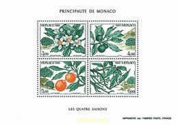 96980 MNH MONACO 1991 LAS CUATRO ESTACIONES DEL NARANJO - Otros & Sin Clasificación