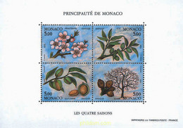 97012 MNH MONACO 1993 LAS CUATRO ESTACIONES DEL ALMENDRO - Otros & Sin Clasificación