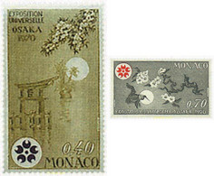 338811 HINGED MONACO 1970 EXPO 70. EXPOSICION UNIVERSAL DE OSAKA - Autres & Non Classés