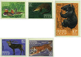 63212 MNH UNION SOVIETICA 1970 RESERVA DE ANIMALES DE SIKHOTE ALHINE - Collezioni