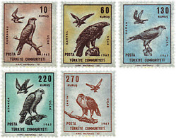 35606 MNH TURQUIA 1967 AVES DE PRESA - Collections, Lots & Series