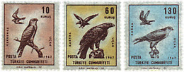 209878 USED TURQUIA 1967 AVES DE PRESA - Collections, Lots & Séries