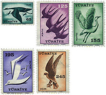 237017 MNH TURQUIA 1959 AVES - Verzamelingen & Reeksen