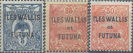 674031 HINGED WALLIS Y FUTUNA 1922 SERIE BASICA - Oblitérés