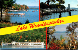 New Hampshire Lake Winnipesaukee Multi View - White Mountains