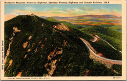 New York Adirondacks Whiteface Mountain Memorial Highway Showing Winding Highway And Summit Building Curteich - Adirondack