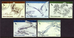 NEW ZEALAND - 2010 PREHISTORIC ANIMALS SET (5V) FINE USED CTO SG 3193-3197 - Gebraucht