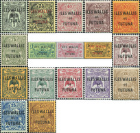 674025 HINGED WALLIS Y FUTUNA 1920 MOTIVOS VARIOS - Oblitérés