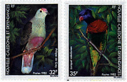 44491 MNH NUEVA CALEDONIA 1982 AVES - Gebraucht