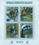 4244 MNH MADAGASCAR 1988 FAUNA DE MADAGASCAR - Chimpansees