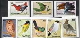 20154 MNH RUANDA 1980 AVES - 1980-1989