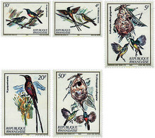 232392 MNH RUANDA 1983 AVES - 1980-1989