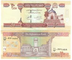 Afghanistan 20 Afghani 2016 UNC - Afghanistan