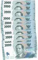 Indonesia 10x 2000 Rupiah 2022 UNC - Indonésie