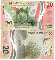 Mexico 20 Pesos 2022 UNC LOW Number - Mexique