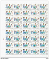 India 2011 THE TRAINED NURSES OF INDIA COMPLETE SHEET, MNH P. O Fresh & Fine, Rare - Secourisme