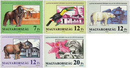 89650 MNH HUNGRIA 1991 125 ANIVERSARIO DEL JARDIN ZOOLOGICO Y BOTANICO DE BUDAPEST - Oblitérés