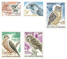 35486 MNH MONACO 1993 AVES RAPACES DEL PARQUE DE MERCANTOUR - Autres & Non Classés