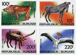 33118 MNH BURUNDI 1992 FAUNA SALVAJE - Nuovi